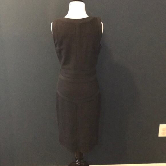 Diane Von Furstenberg Dress Gray Wool - Picture 6 of 6